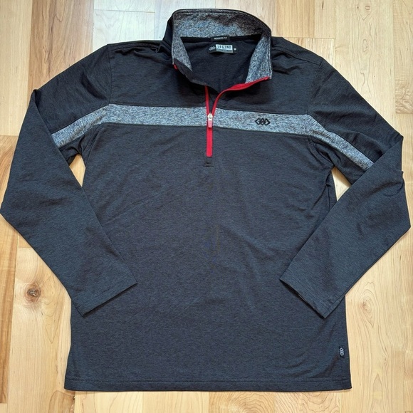 LEG3ND Legend Golf Modern Fit Long Sleeve Quarter 1/4 Zip Top - Picture 1 of 8